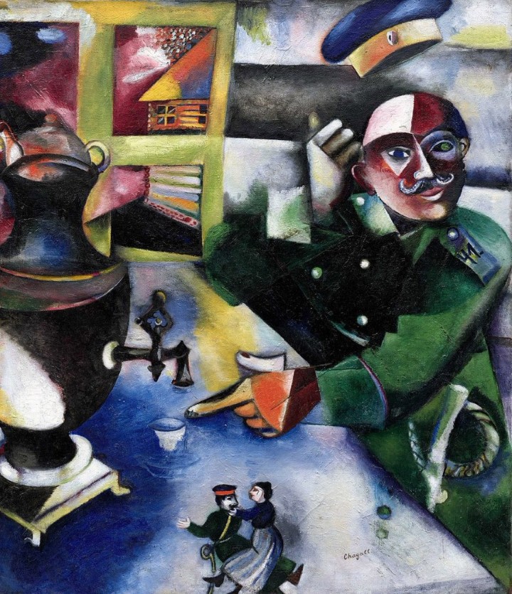 Mark Chagall ( The soldier drinks ) Image