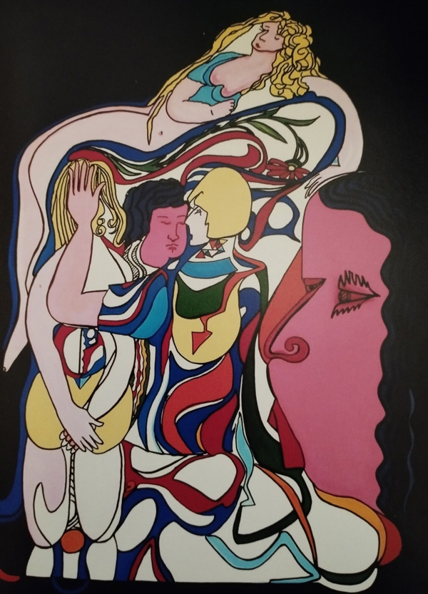 Σοφία Νάκη, Φαντασίωση, 120 x 100 cm, Λάδια σε καμβά Image