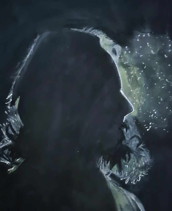 Stella Papa, Ελπίδα - Μια λάμψη στο σκοτάδι, 50 x 40 cm, Μικτή τεχνική Image