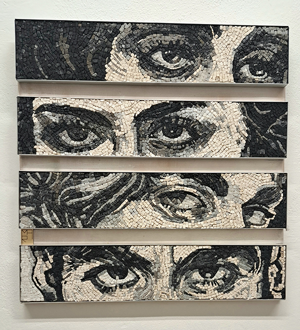 Μάγδα Ρουμελιώτη, Μωσαϊκό, Through the gaze, marble, 59Χ59Χ3 cm Image