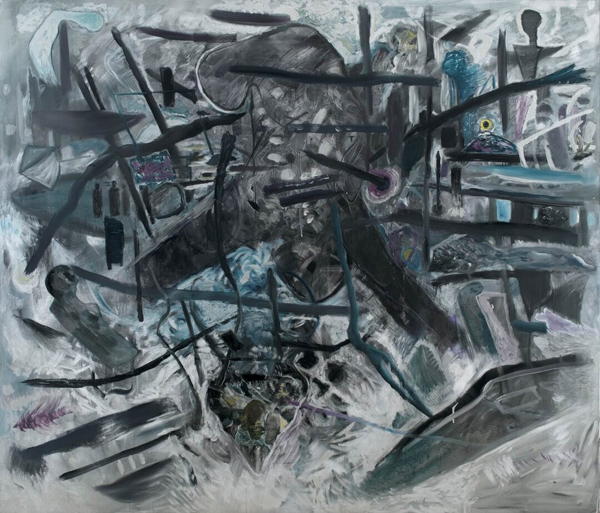 “Untitled”, 1987 Mixed media on canvas 200 x 260 cm Image