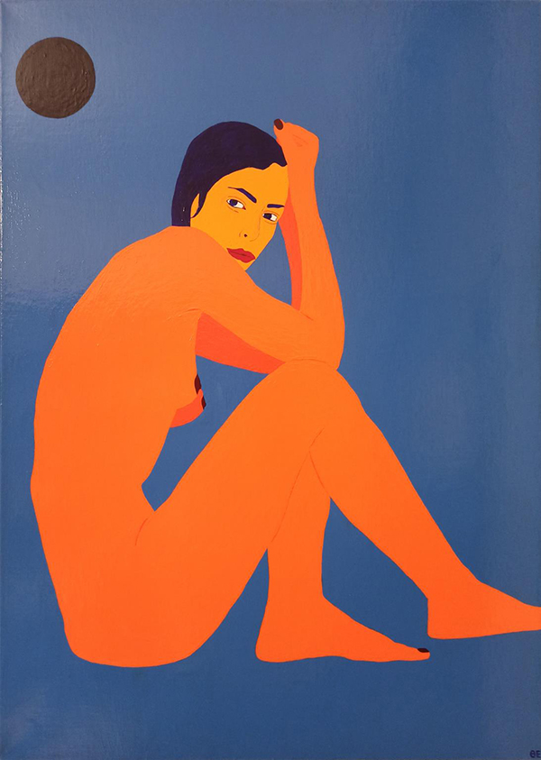 Θεόδωρος Ελευθεριάδης, Nude, 70 x 50 cm, Ακρυλικά σε καμβά Image