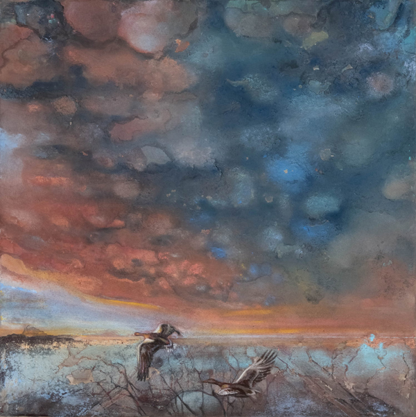 μικτή τεχνική σε καμβά 40 x 40 cm. Image