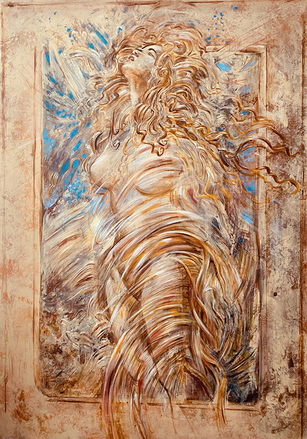 Yiannis Nomikos, Breaking the frames, 100 x 70 cm, Ακρυλικά Image