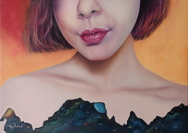 Αγγελική Λούκα, Βένια, 50 x 70 cm, Λάδια σε καμβά Image