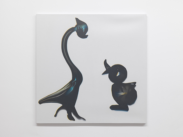 Demian Kern, Ohne Titel, 2024, Oil on canvas, 90 × 90 cm, Courtesy of the artist and Krobath gallery, Vienna Image