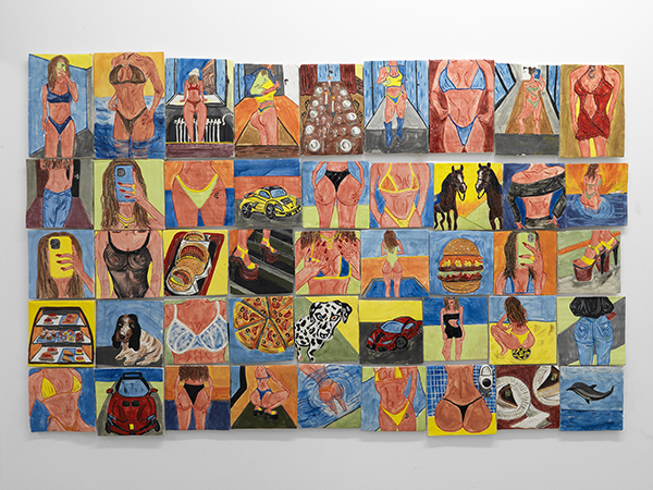 Marilia Kolibiri, Daily narratives, 2024, Glazed ceramics, 100 x 155 cm, courtesy the artist Image