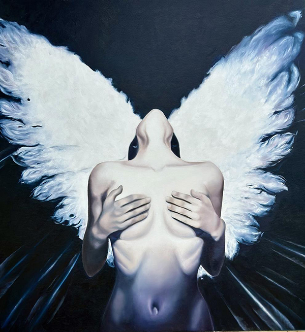 Bhaga (Irina Bodryaga), Wings, 90 x 90 cm, Λάδια σε καμβά Image