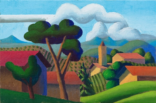 Salvo : Sant'Anna, 2009 : Oil on canvas (40 x 60 cm.) estimated 80.000 - 120.000 $ Image