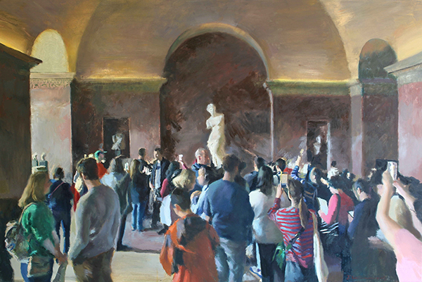 The Visitors II, 100 x 150 cm, oil on canvas, 2023 Image