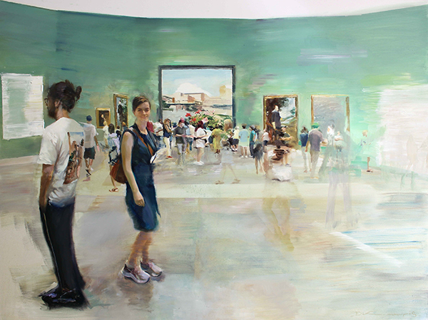 The visitors III 150 x 200 cm. oil on canvas Image