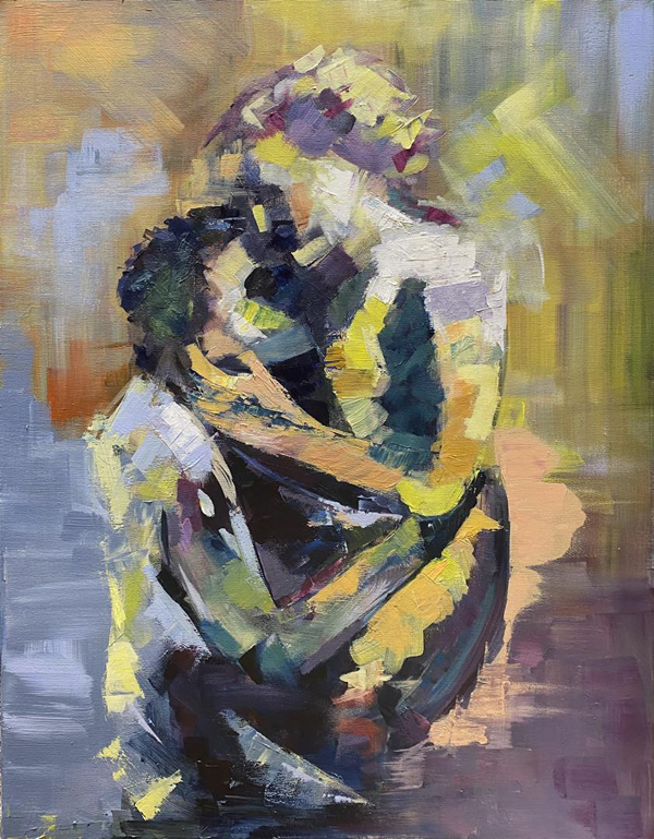 Αγγελική Αντωνοπούλου, Ραντεβού, 90 x 60 cm, Ακρυλικά σε καμβά Image