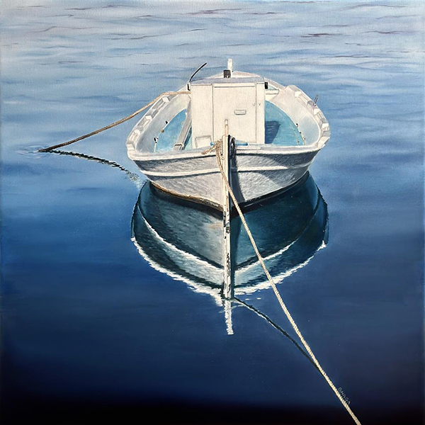 Bhaga (Irina Bodryaga), Sea silence, 60x60cm, Λάδια σε καμβά Image
