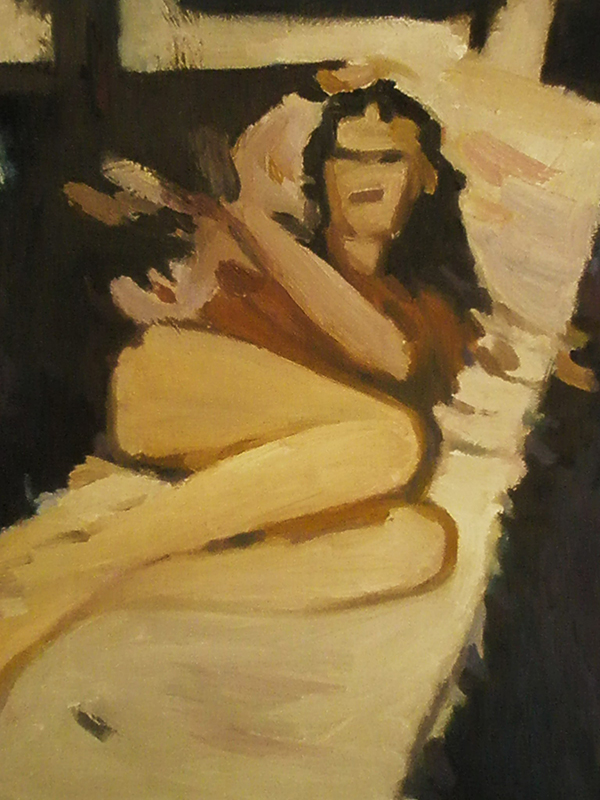 Αριστείδης Χρυσανθόπουλος, Ραστώνη, 60x50cm, Λάδια σε καμβά Image