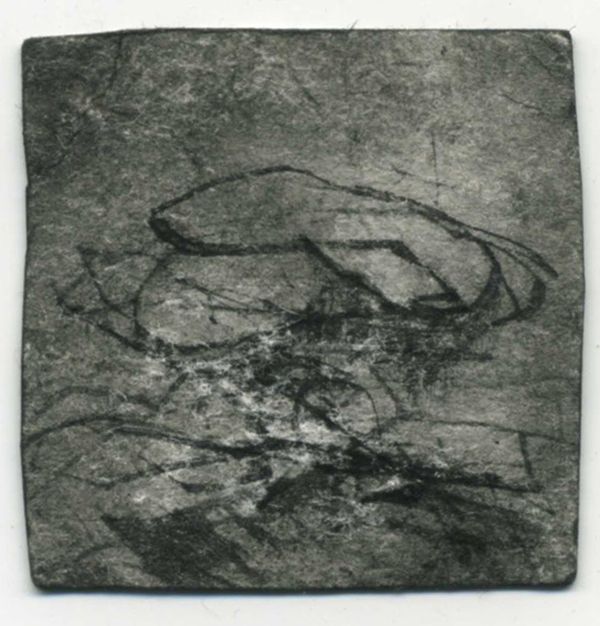 Στέγαστρο, μελάνι σε χαρτί, 4.5 x 4.5 εκ. Image