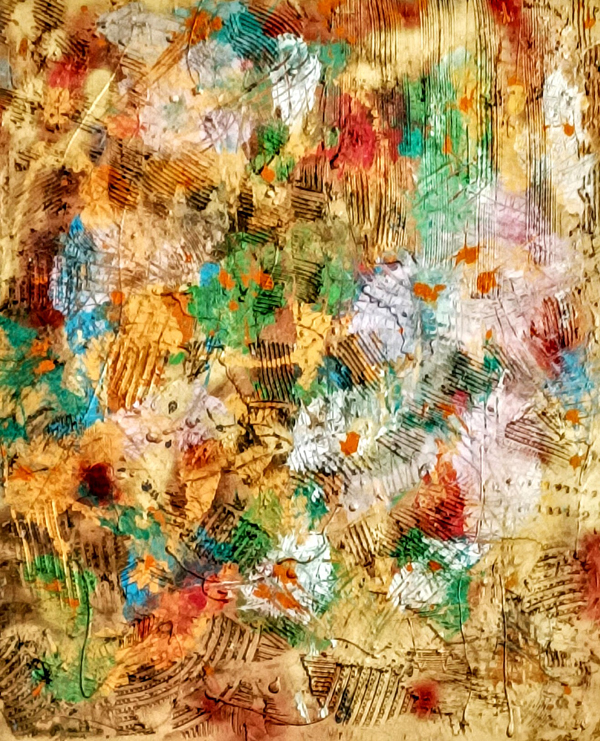 Jocasta M., Χωρίς τίτλο, 100x90cm, Μικτή τεχνική Image
