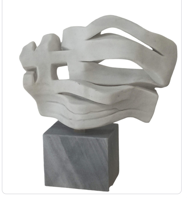 Σωτήρης Παπαγιάννης, Σημαία, 30 x 45 x 10cm, Γλυπτό - Μάρμαρο Image